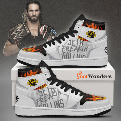 Footwearstorm Seth Rollins AJ1 High Sneakers Shoes For Men And Women 1