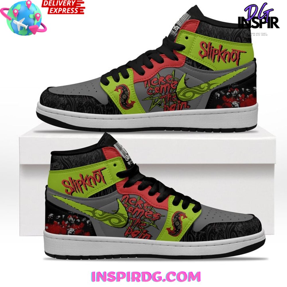 Footwearstorm Slipknot AJ1 High Sneakers Shoes For Men And Women 1
