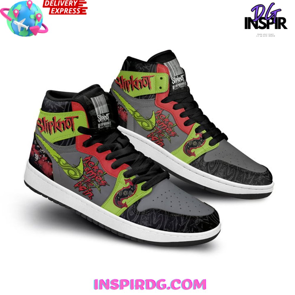 Footwearstorm Slipknot AJ1 High Sneakers Shoes For Men And Women 1