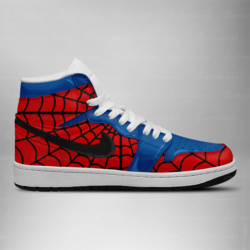 Footwearstorm Spider-Man AJ1 High Sneakers Shoes For Men And Women 1