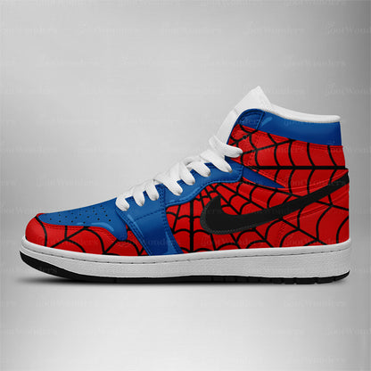 Footwearstorm Spider-Man AJ1 High Sneakers Shoes For Men And Women 1