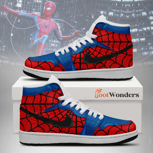 Footwearstorm Spider-Man AJ1 High Sneakers Shoes For Men And Women 1