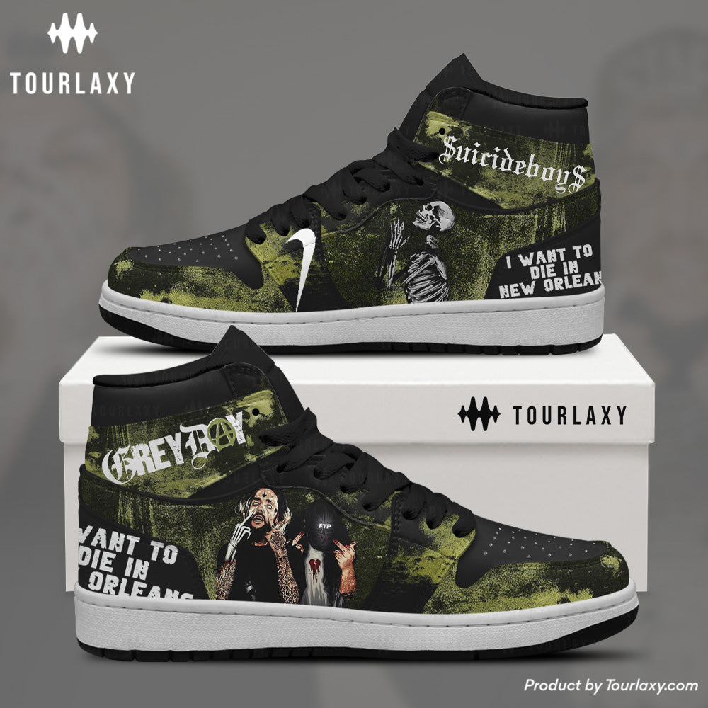 Footwearstorm Suicide Boys AJ1 High Sneakers Shoes For Men And Women 1