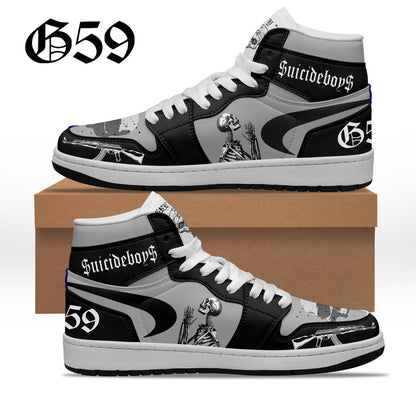 Footwearstorm Suicideboys AJ1 High Sneakers Shoes For Men And Women 2