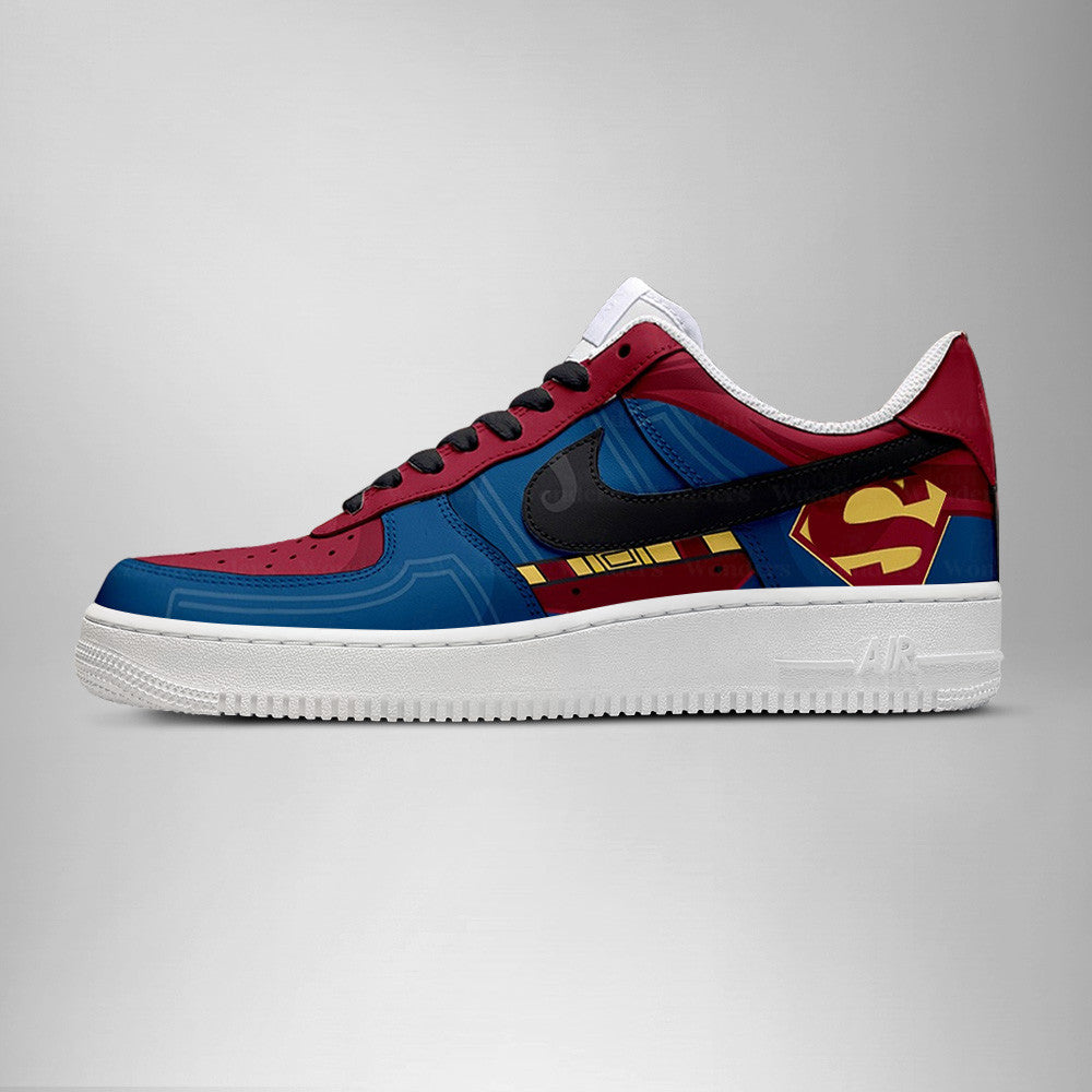 Footwearstorm Superman Air Low-Top Sneakers Shoes For Men And Women 1