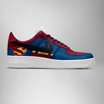 Footwearstorm Superman Air Low-Top Sneakers Shoes For Men And Women 1