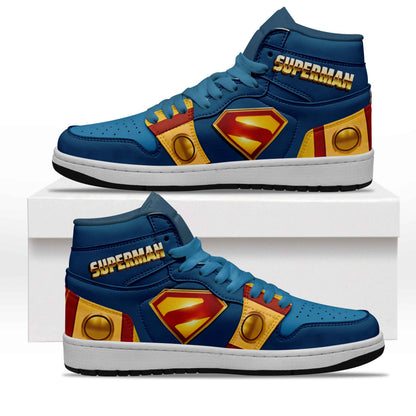 Footwearstorm Superman AJ1 High Sneakers Shoes For Men And Women 1