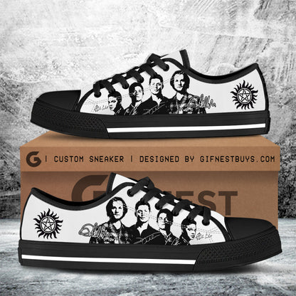Footwearstorm Supernatural Low Top Canvas Sneakers Shoes For Men And Women 1