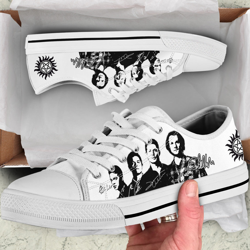 Footwearstorm Supernatural Low Top Canvas Sneakers Shoes For Men And Women 1