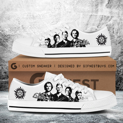 Footwearstorm Supernatural Low Top Canvas Sneakers Shoes For Men And Women 1