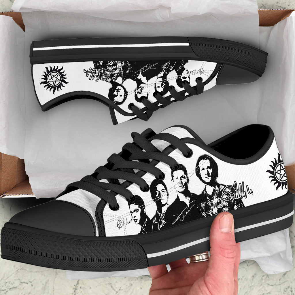Footwearstorm Supernatural Low Top Canvas Sneakers Shoes For Men And Women 1