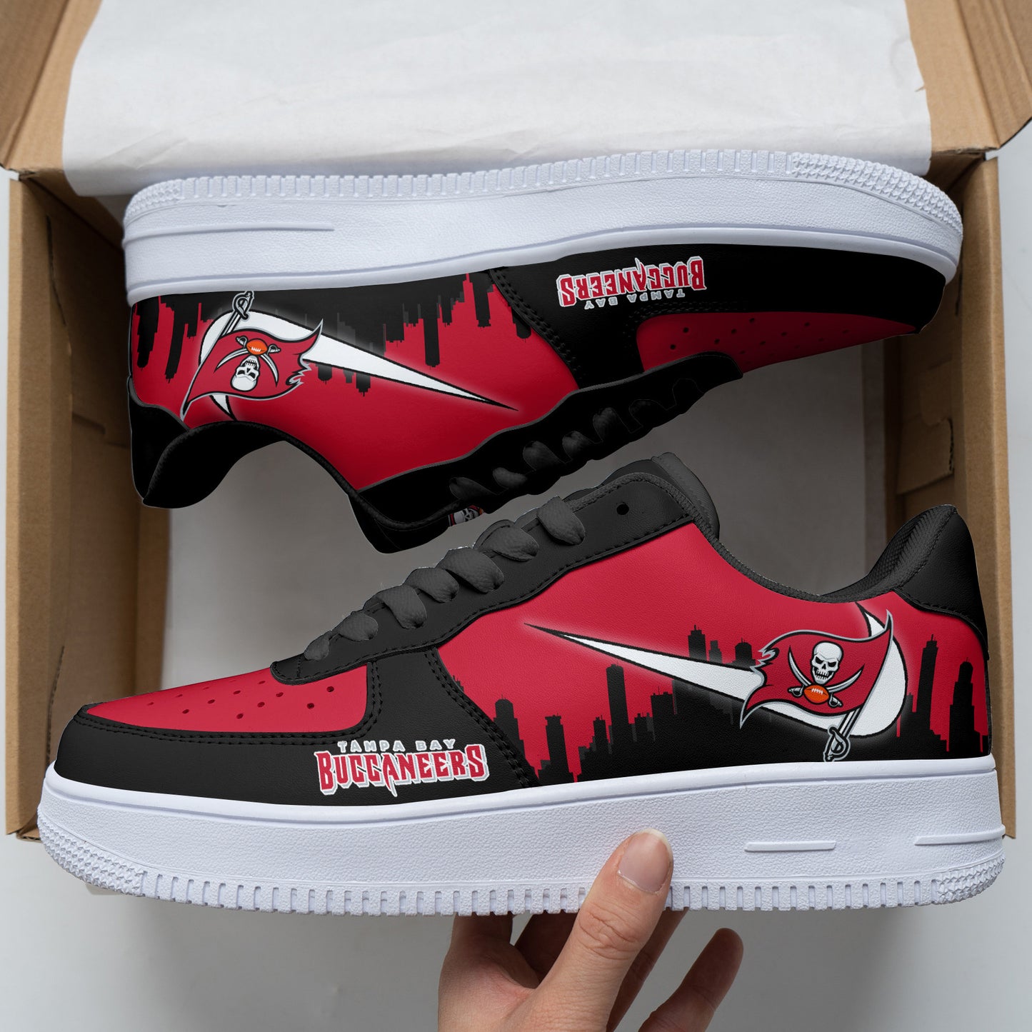 Footwearstorm Tampa Bay Buccaneers NFL Air Low-Top Sneakers Shoes For Men And Women 1205253