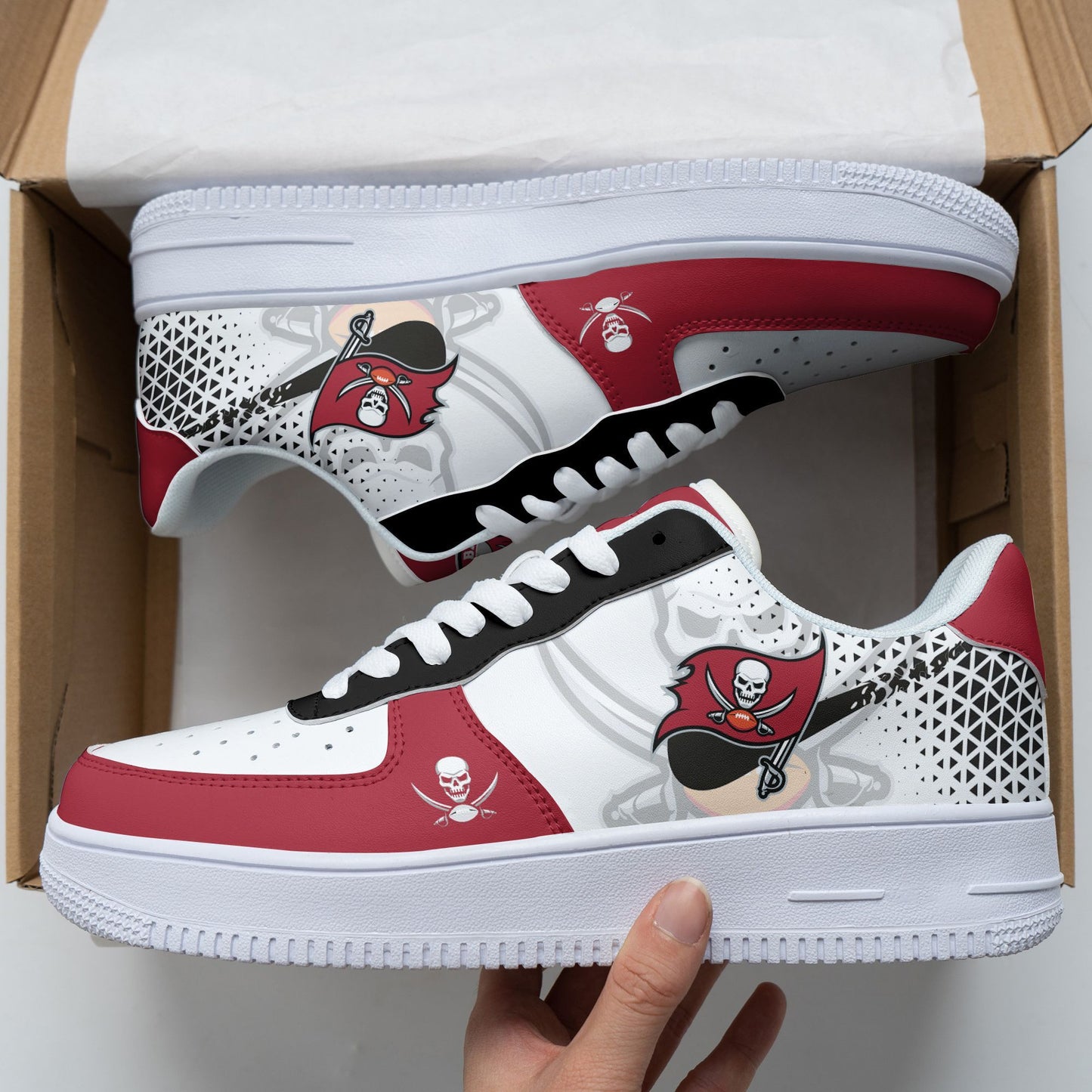 Footwearstorm Tampa Bay Buccaneers NFL Air Low-Top Sneakers Shoes For Men And Women 1205809