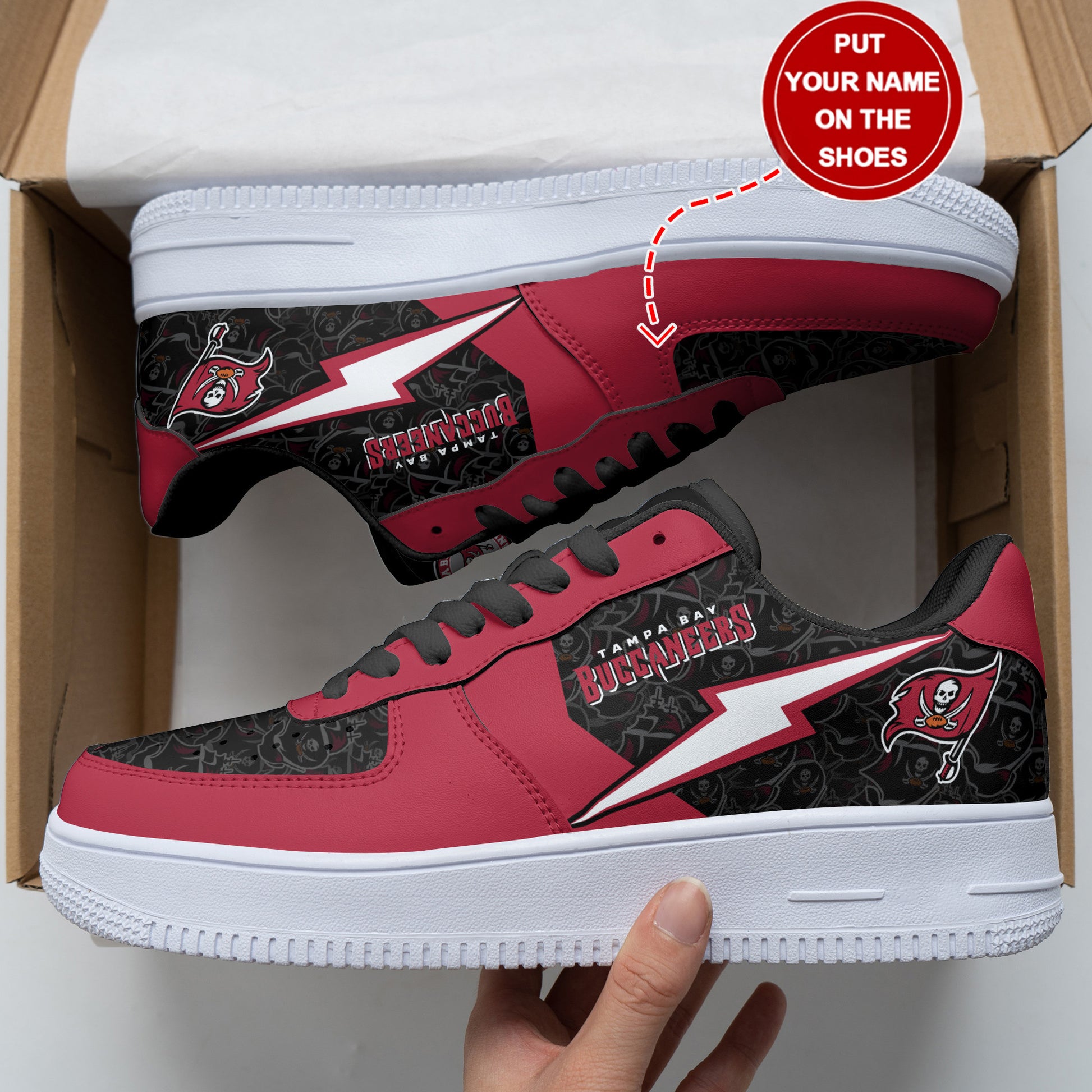 Footwearstorm Tampa Bay Buccaneers NFL Air Low-Top Sneakers Shoes For Men And Women 1205257
