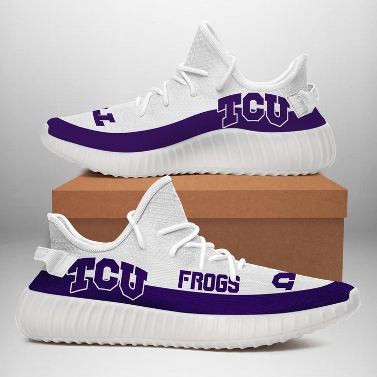 Footwearstorm TCU Horned Frogs Yeezy Boost Shoes For Men And Women 1
