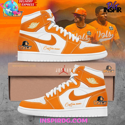 Footwearstorm Tennessee Vols AJ1 High Sneakers Shoes For Men And Women 1