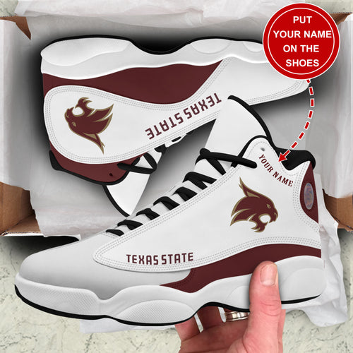 Footwearstorm Texas State Bobcats AJ13 Sneakers Shoes For Men And Women 1