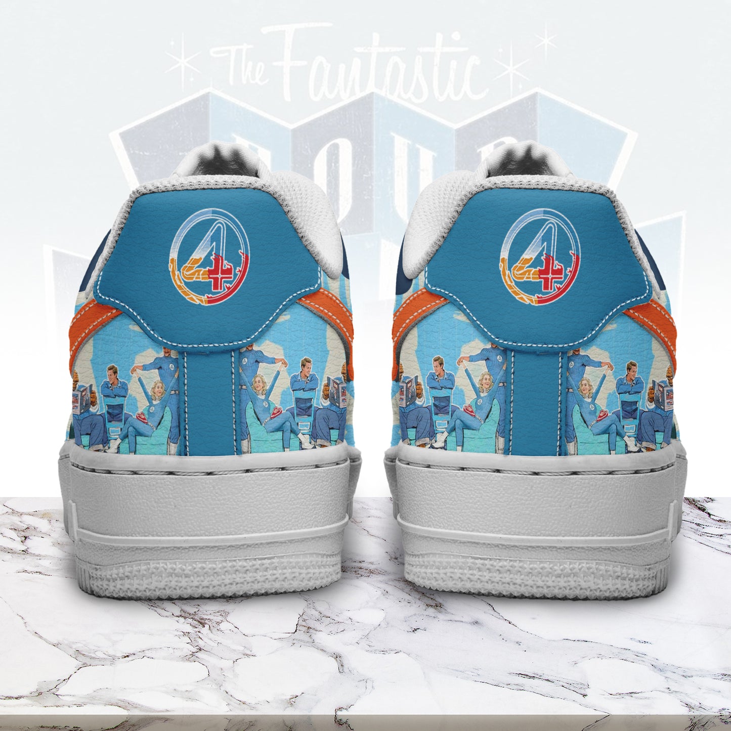 Footwearstorm The Fantastic Four Air Low-Top Sneakers Shoes For Men And Women 1