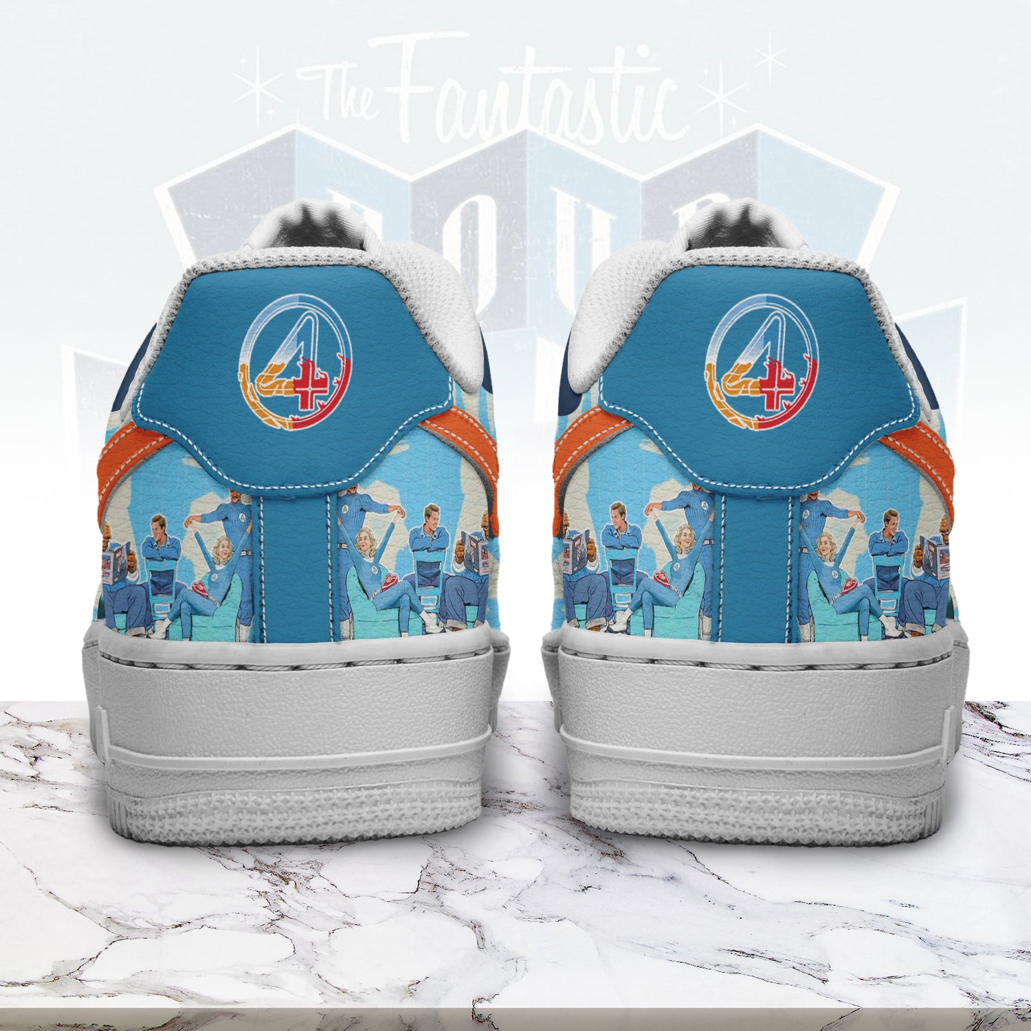 Footwearstorm The Fantastic Four Air Low-Top Sneakers Shoes For Men And Women 1