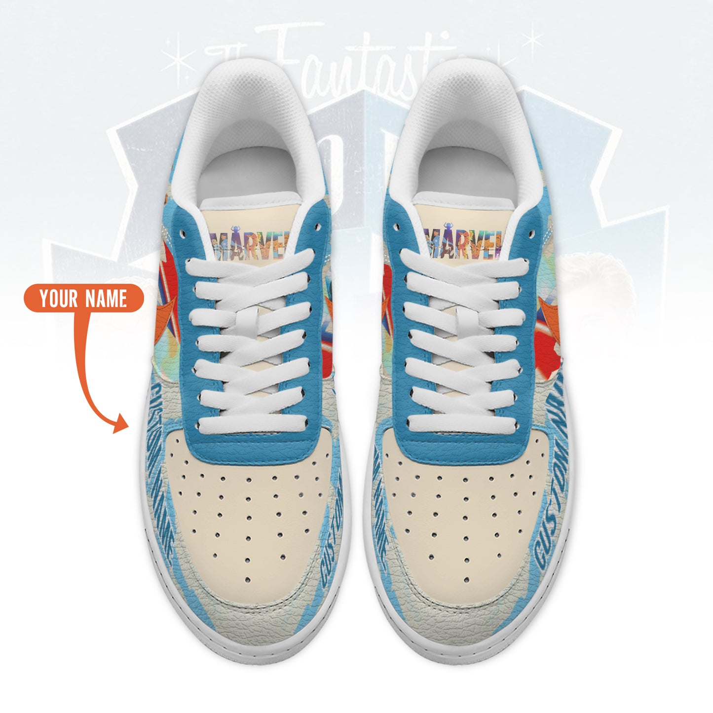 Footwearstorm The Fantastic Four Air Low-Top Sneakers Shoes For Men And Women 1