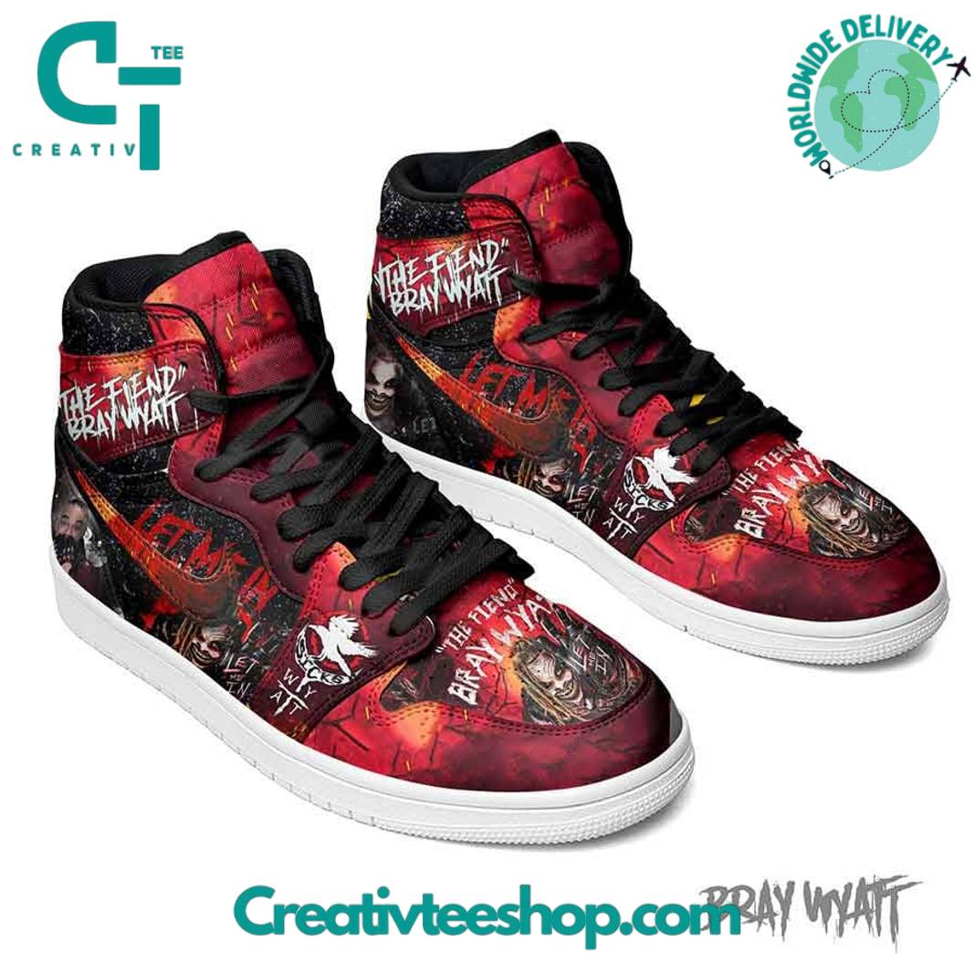Footwearstorm The Fiend Bray Wyatt  AJ1 High Sneakers Shoes For Men And Women 1