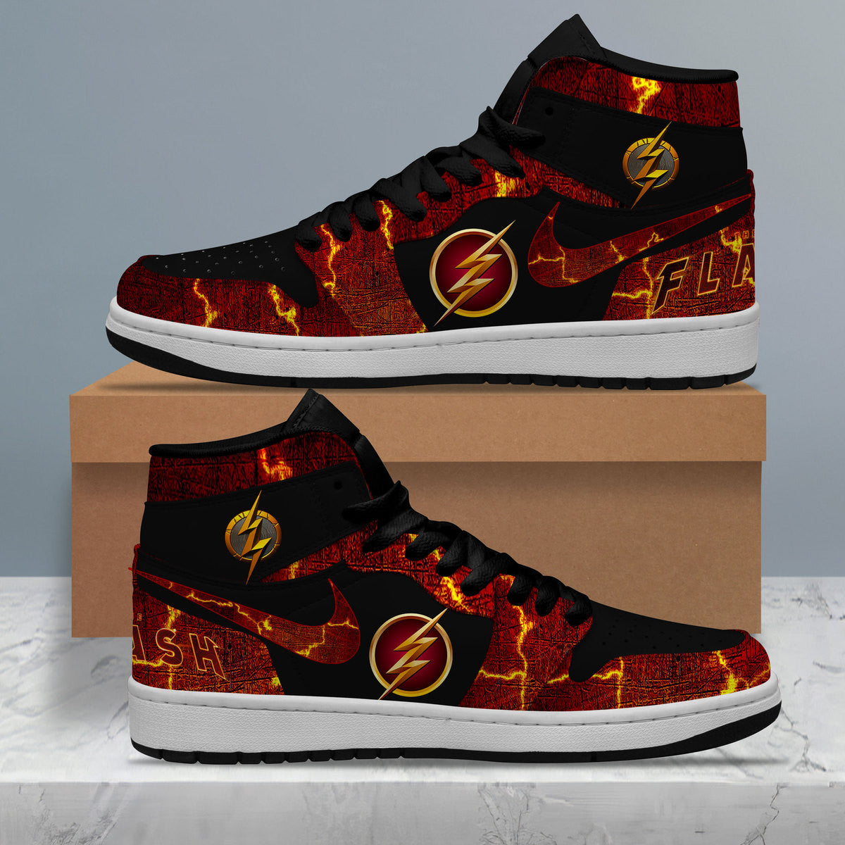 Footwearstorm The Flash AJ1 High Sneakers Shoes For Men And Women 1