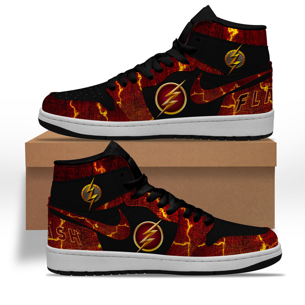 Footwearstorm The Flash AJ1 High Sneakers Shoes For Men And Women 1