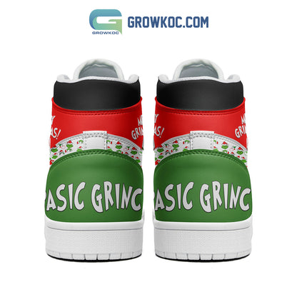 Footwearstorm The Grinch AJ1 High Sneakers Shoes For Men And Women 2