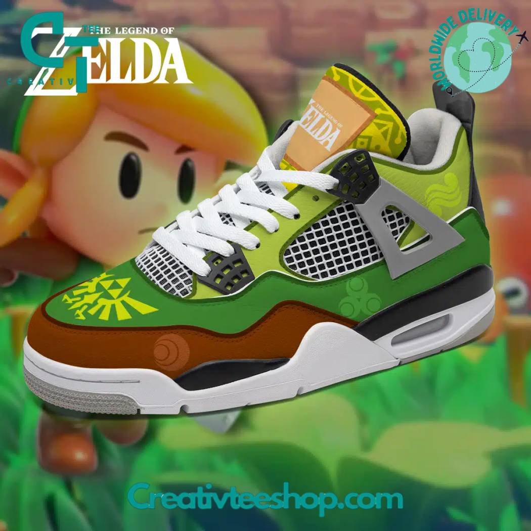 Footwearstorm The Legend of Zelda  AJ4 Sneakers Shoes For Men And Women 1