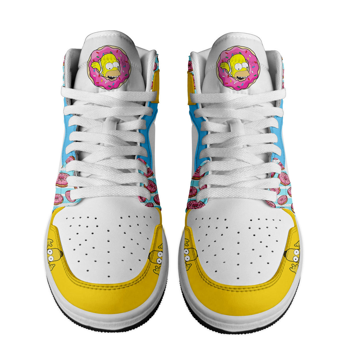 Footwearstorm The Simpsons AJ1 High Sneakers Shoes For Men And Women 2