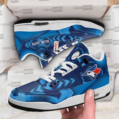 Footwearstorm Toronto Blue Jays AJ3 Sneakers Shoes For Men And Women