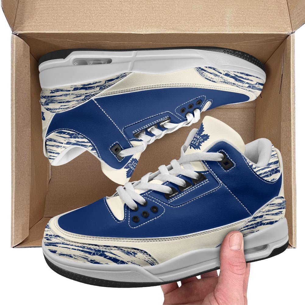 Footwearstorm Toronto Maple Leafs AJ3 Sneakers Shoes For Men And Women