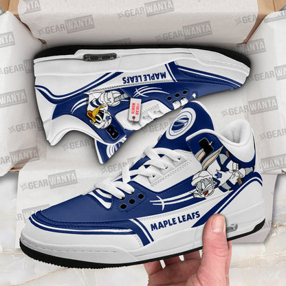 Footwearstorm Toronto Maple Leafs AJ3 Sneakers Shoes For Men And Women