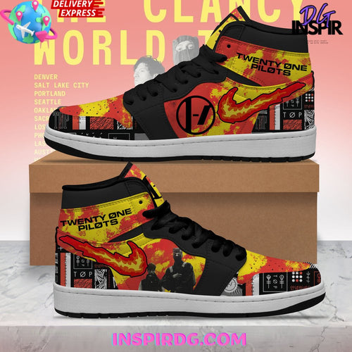 Footwearstorm Twenty One Pilots AJ1 High Sneakers Shoes For Men And Women 2