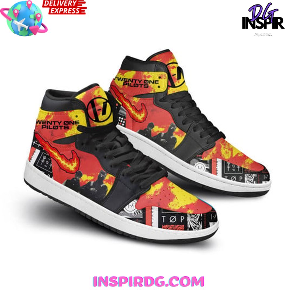 Footwearstorm Twenty One Pilots AJ1 High Sneakers Shoes For Men And Women 2