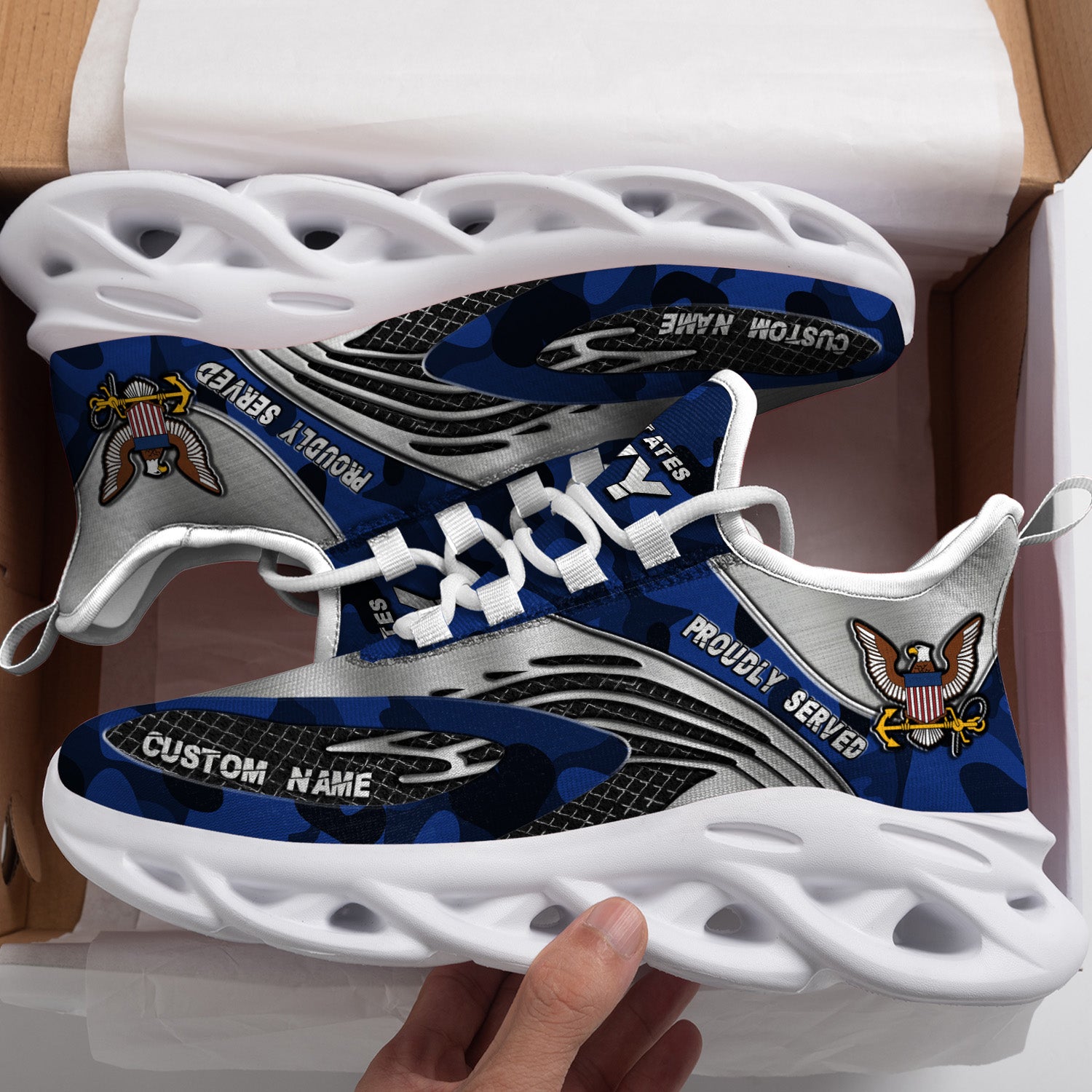 Footwearstorm US Navy Max Soul Shoes Sneakers For Men And Women 2