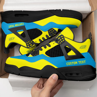 Footwearstorm Valentino Rossi 46 AJ4 Sneakers Shoes For Men And Women
