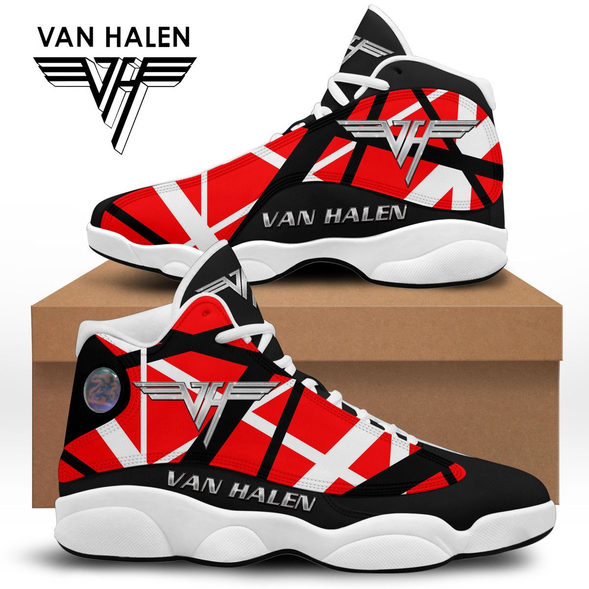 Footwearstorm Van Halen AJ13 Sneakers Shoes For Men And Women 1