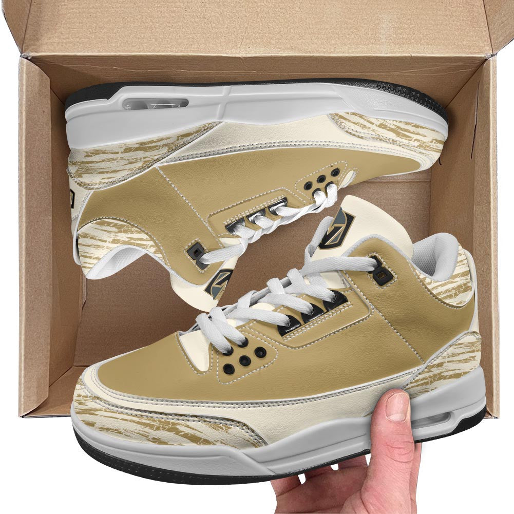 Footwearstorm Vegas Golden Knights AJ3 Sneakers Shoes For Men And Women
