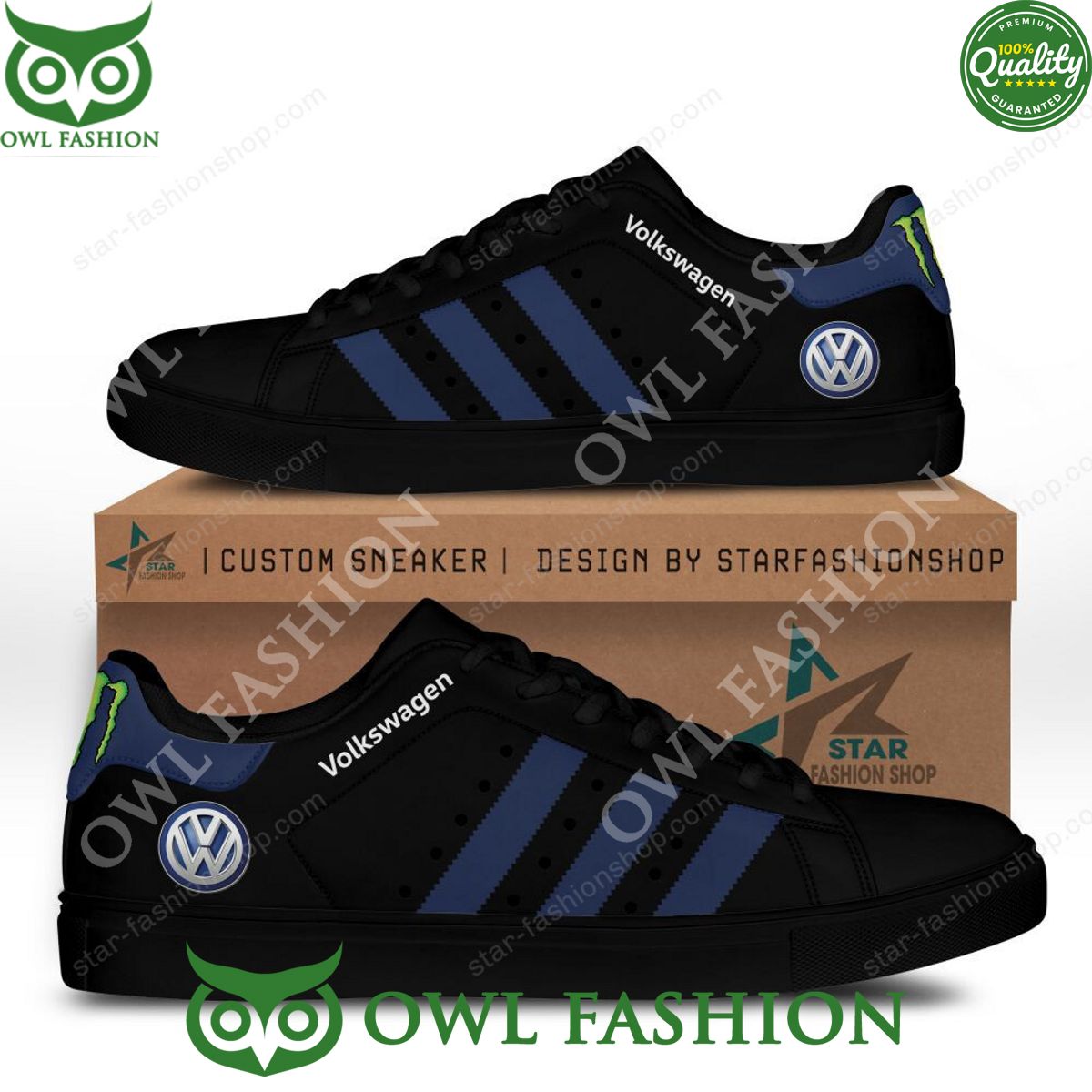 Footwearstorm Volkswagen Automotive Skate Stan Shoes Sneakes For Men And Women 1