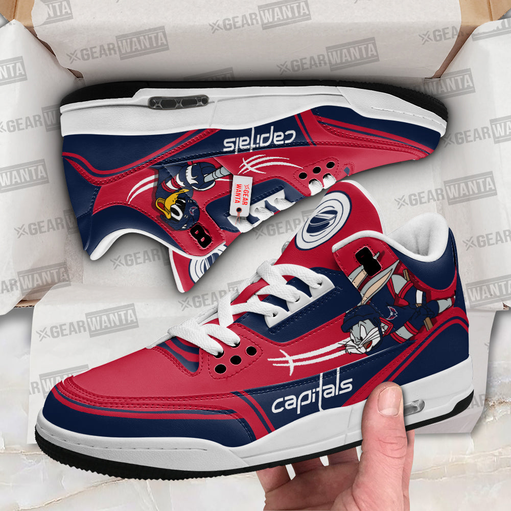 Footwearstorm Washington Capitals AJ3 Sneakers Shoes For Men And Women