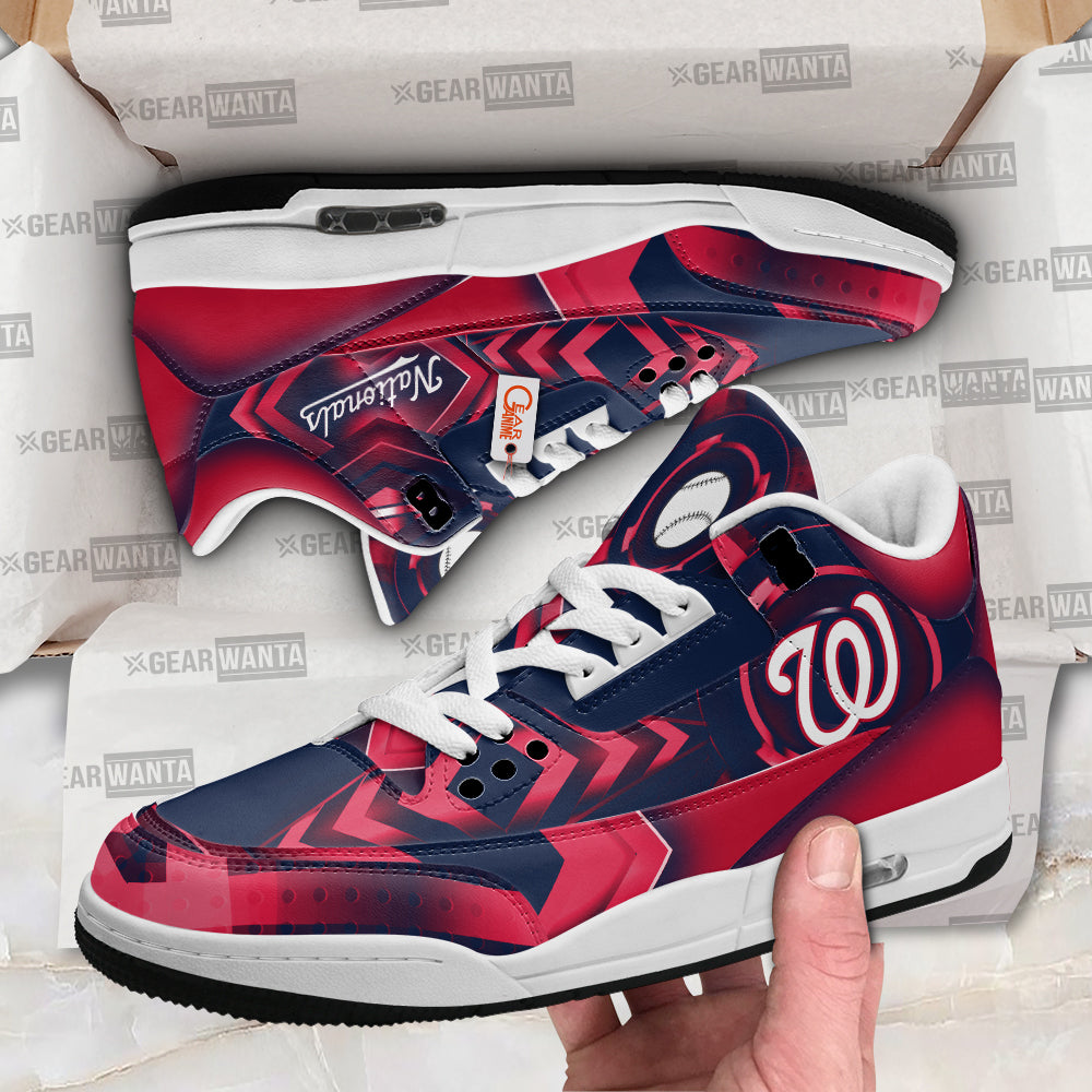Footwearstorm Washington Nationals AJ3 Sneakers Shoes For Men And Women