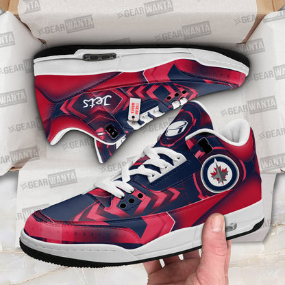 Footwearstorm Winnipeg Jets AJ3 Sneakers Shoes For Men And Women