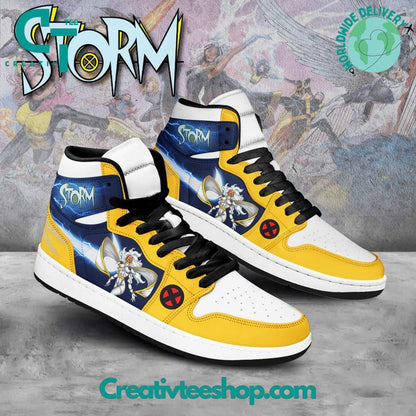 Footwearstorm X-Men Storm  AJ1 High Sneakers Shoes For Men And Women 1