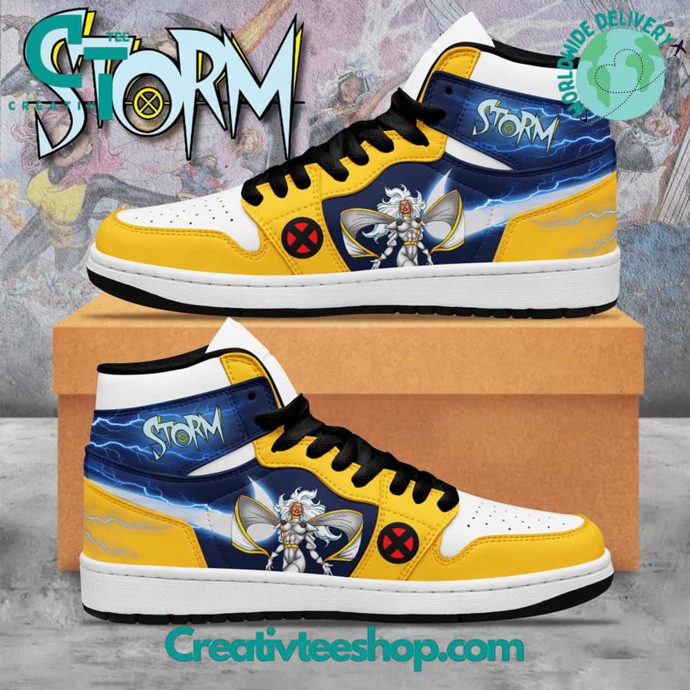 Footwearstorm X-Men Storm  AJ1 High Sneakers Shoes For Men And Women 1