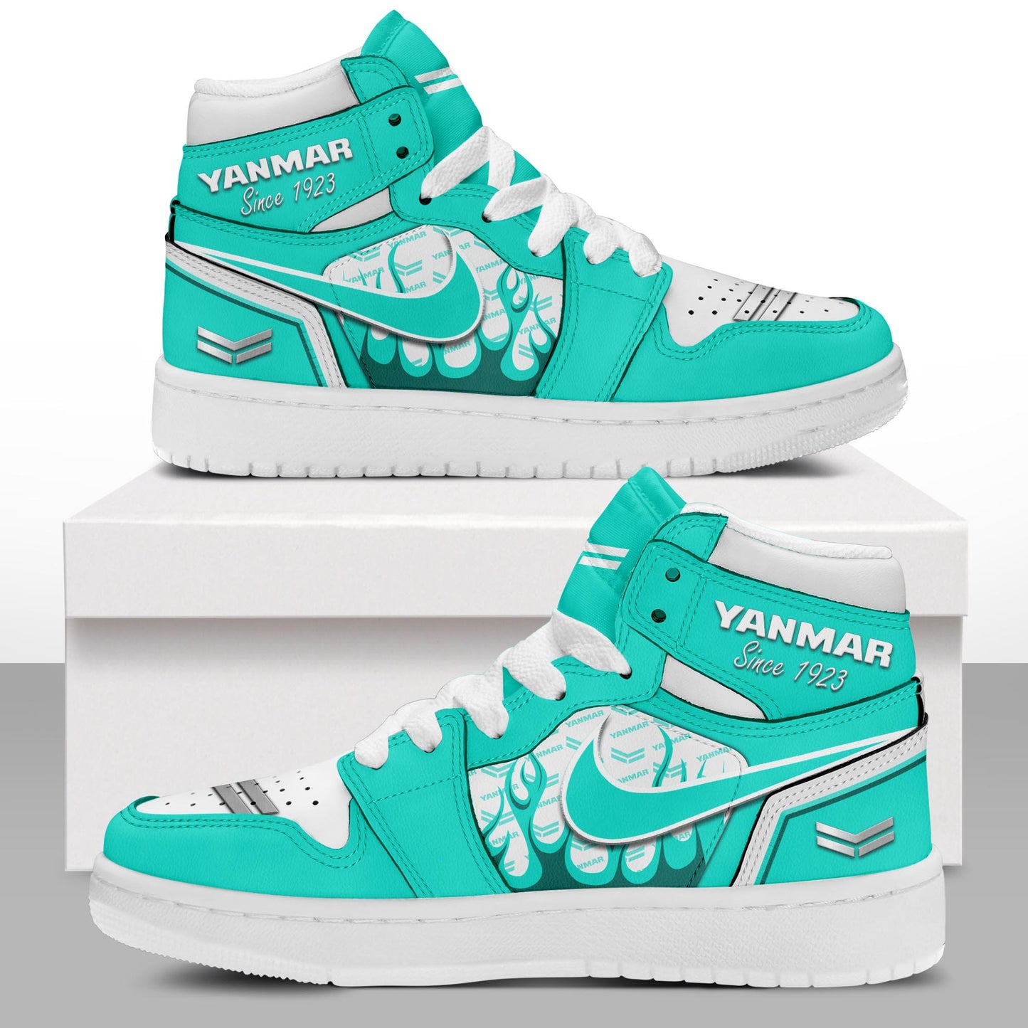 Footwearstorm Yanmar AJ1 High Sneakers Shoes For Men And Women 1