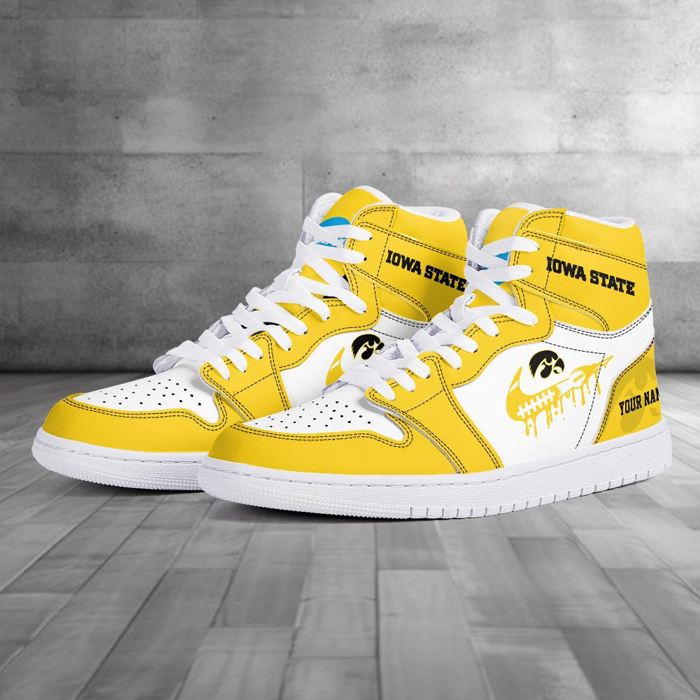 Footwearstorm lowa State Cyclones AJ1 High Sneakers Shoes For Men And Women 3009294