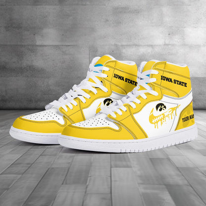 Footwearstorm lowa State Cyclones AJ1 High Sneakers Shoes For Men And Women 3009294
