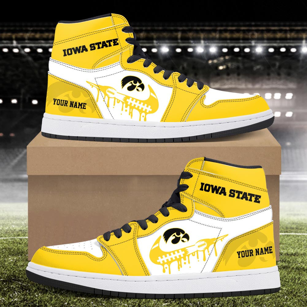 Footwearstorm lowa State Cyclones AJ1 High Sneakers Shoes For Men And Women 3009294