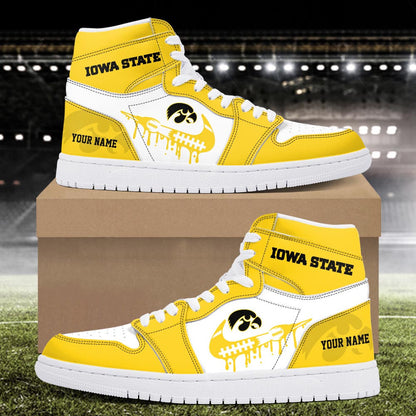 Footwearstorm lowa State Cyclones AJ1 High Sneakers Shoes For Men And Women 3009294